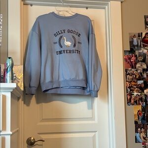 Blue Silly Goose University Sweatshirt